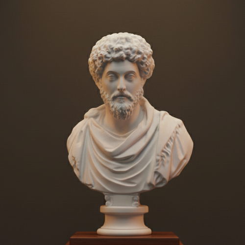 Imperial Elegance: Marcus Aurelius Bust