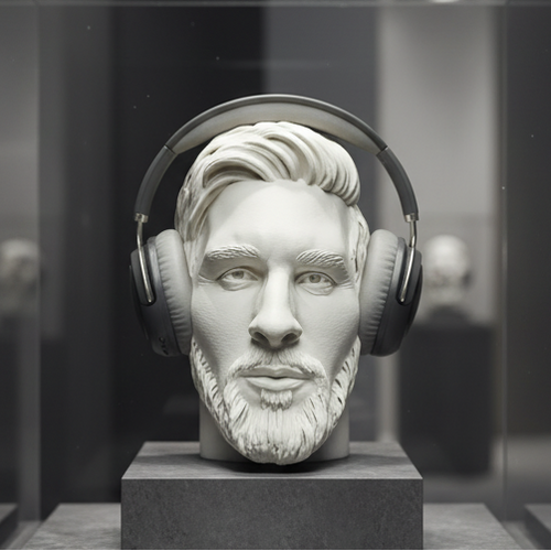 Lionel Messi Headphone Stand