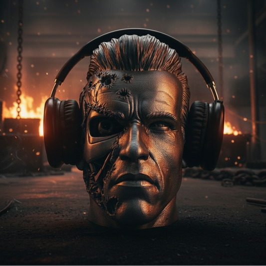 Arnold Terminator Headphone Stand