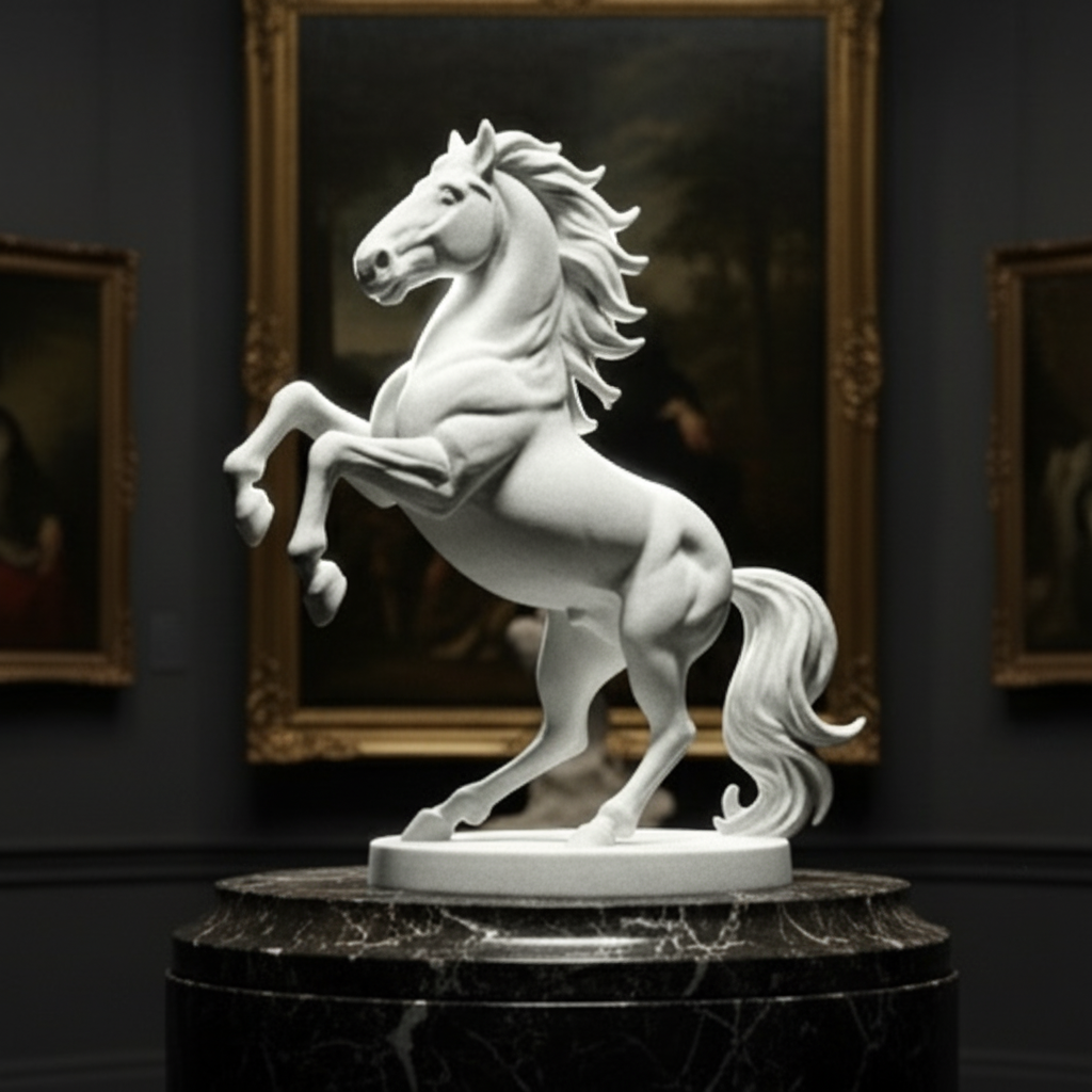 Wild Horse Figurine Art