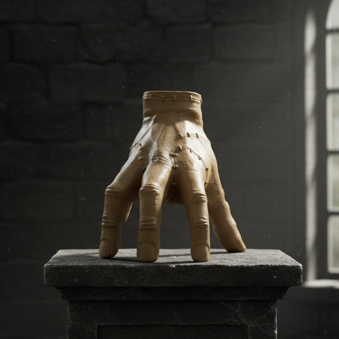 Thing the hand Wednesday Adams