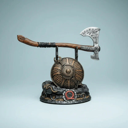 God of War "Guardian Shield with Leviathan Axe" Controller Stand
