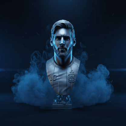 Exquisite Lionel Messi Artwork Bust