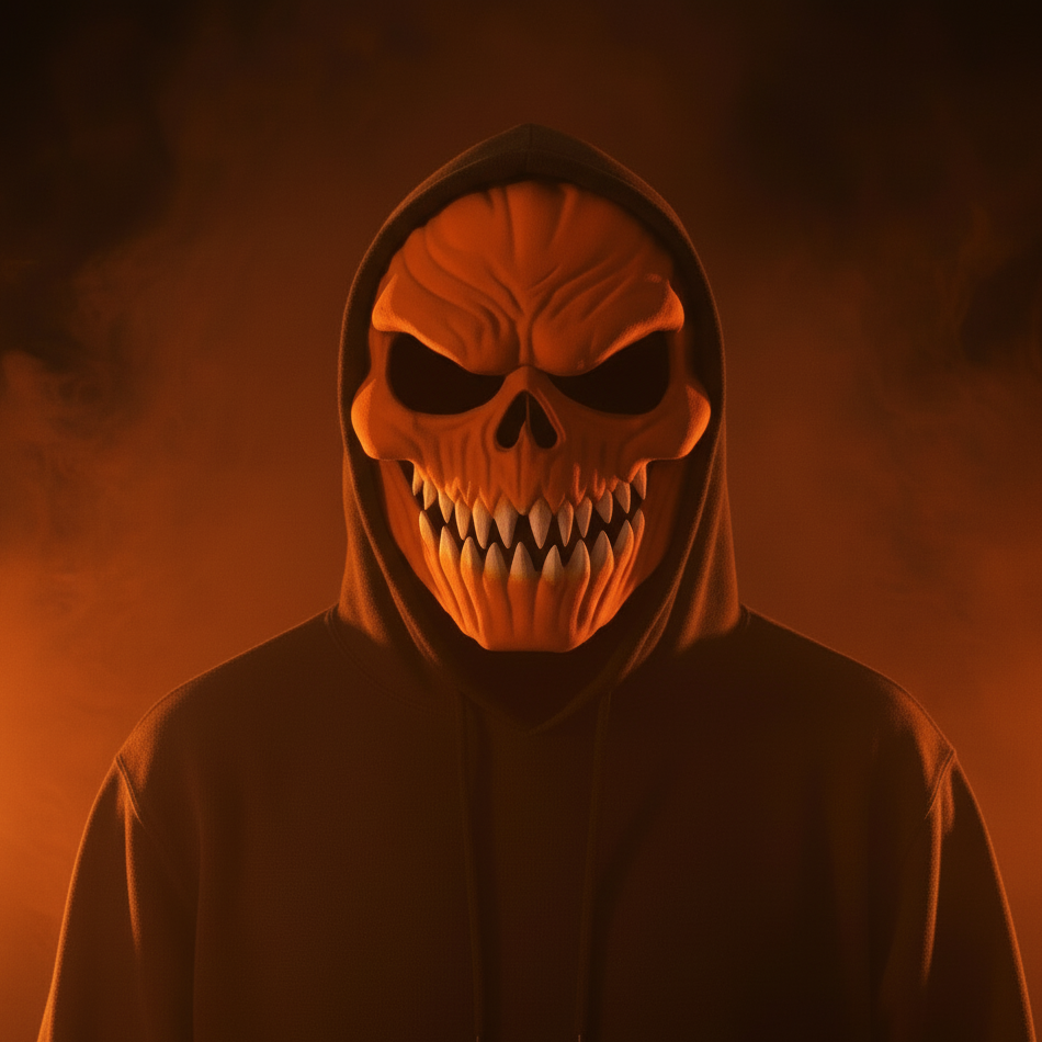 Evil Pumpkin Mask