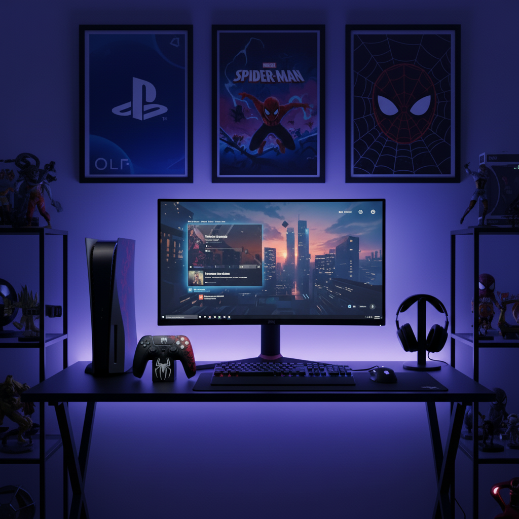 Spiderman Controller Stand